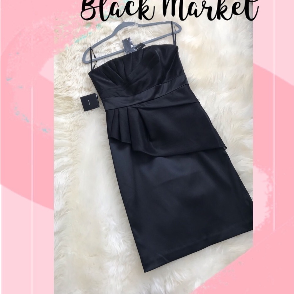 White House Black Market Black Sheath  Dre… - Picture 3 of 7